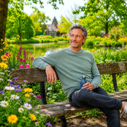 Man geniet ontspannen van natuur en leefbalans bij Spreek met Freek.
